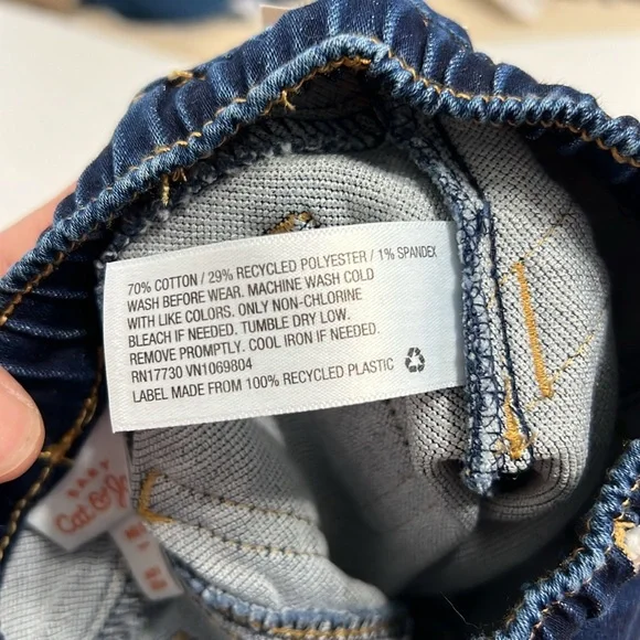 NWT Cat & Jack Newborn Pull-On Jeans Bundle - Picture 6 of 8